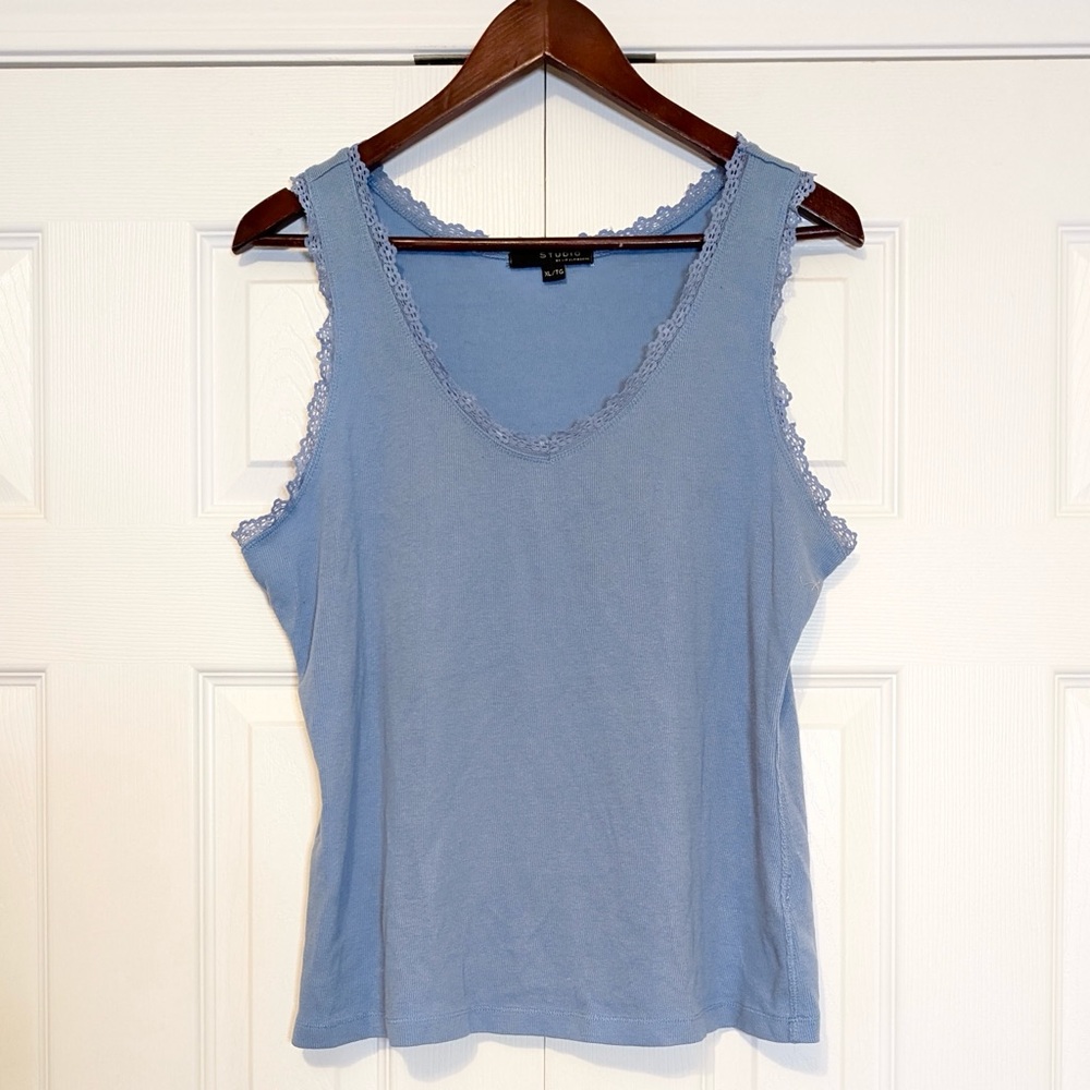 Y2K Liz Claiborne Lace Camisole Tank Top Size XL